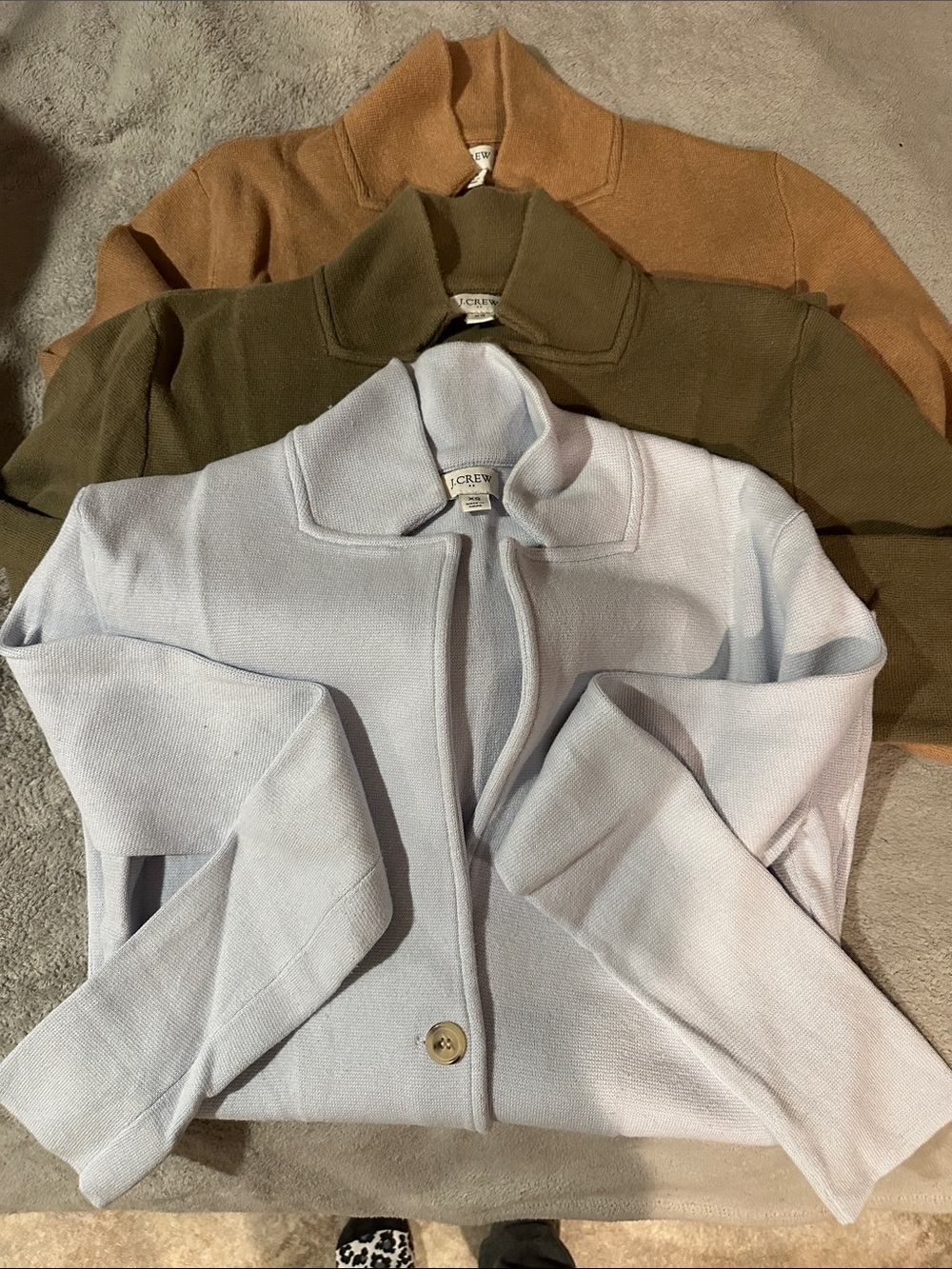 J.CREW Collared button Sweater Size XS